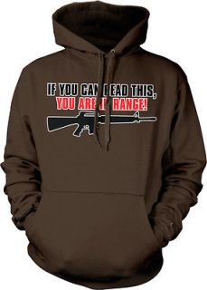   Can Read This You Are In Range   2nd Amendment Gun Rights Mens Hoodie
