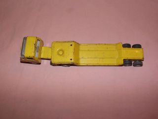 VINTAGE TOY TRUCK 1960 70S TONKA YELLOW FLATBED GOOSE NECK TRACTOR 