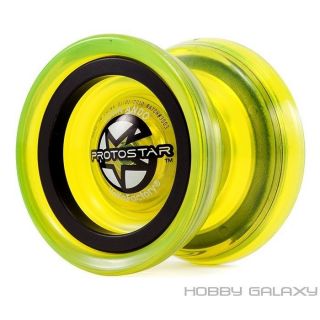   by YoYoFactory   YYF Metal Rimmed Masterpiece   Translucent Yellow