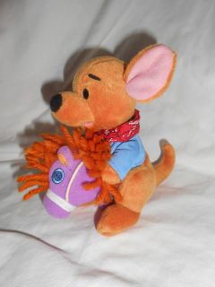 ROO WITH HOBBIE HORSE BEANBAG TOY – WINNIE THE POOH
