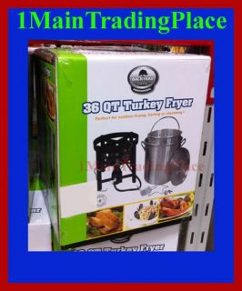NEW 36 Quart Outdoor TURKEY FRYER Deep Steamer & Food Boiler Pot Stand 