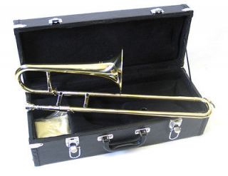 New Brass Slide Trumpet / Mini Trombone w/Case, Mouthpiece & Warranty
