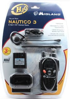 Midland NT3VP 5w Nautico Waterproof VHF Marine Radio
