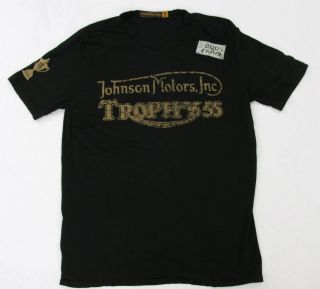 Johnson Motors Inc T Shirt Trophy 55 Black (S)
