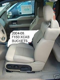 2004 08 FORD F150 2 ROWS Xcab only BUCKETS SEAT COVERS Mixed Pine 