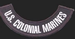 ALIENS Movie US Colonial Marines Rocker 4.5 Uniform Patch (ALPA 004A)