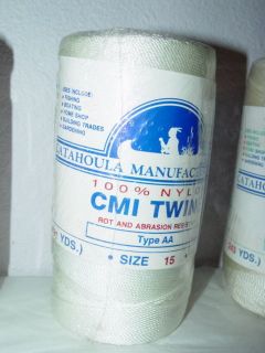 CMI Nylon Commercial Seine Twine Type AA White NEW SIZE 15 1475 USA 