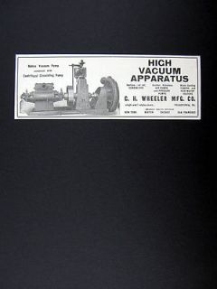   Mfg Co Rotrex Vacuum & Centrifugal Circulating Pump 1912 print Ad