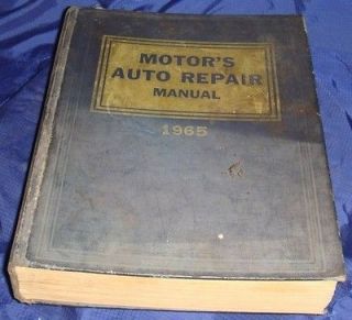 BH752 1965 65 Motors Auto Repair Shop Service Manual 28th Edition