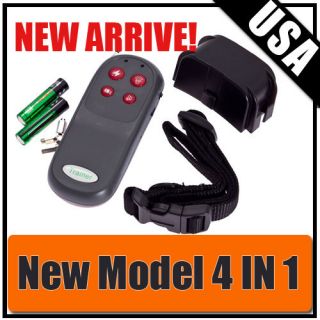 In 1 Remote Small/Med Dog Training Shock Vibrate Collar Trainer Safe 