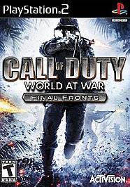 Call of Duty World at War   Final Fronts Sony PlayStation 2, 2008 