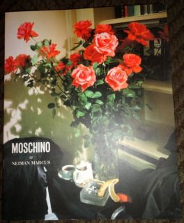 Vintage Moschino at  catalog 1995 vogue model bag scarf 