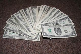 100) various FRB 1976 $2 Two Dollar Bills Notes