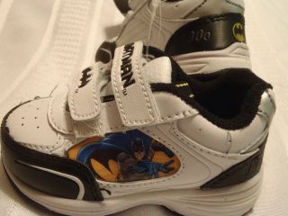   . DC BATMAN Boys Size 5 or 6 Choice Sneakers Shoes NWT Velcro Straps