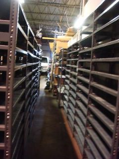 EDSAL warehouse/garage shelving from  12x36x85 w/8 shelves