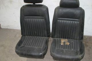 1969 1970 69 70 Ford Mustang Cougar Front bucket seats w/ Headrests 