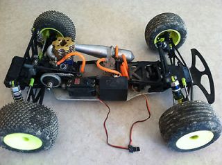 Team Losi 1/10 truck with OS nitro motor aftermarket parts RPM