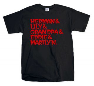 The Munsters T shirt Herman&Lily&Gr​andpa Funny BNWT
