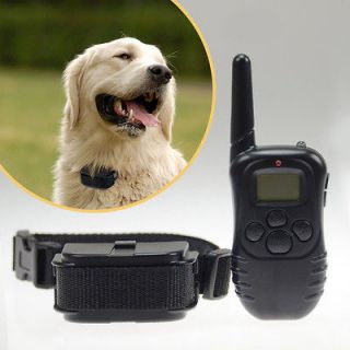   100LV Level Shock Vibra Remote Pet Dog Training Collar For 10lb 130lb
