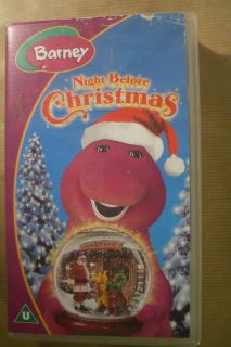 Barney   Night Before Christmas   Sing a long Ages 1 6   VHS Video