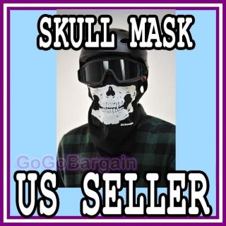   Assault Skull Bandana Hood Ghost Moderen Warfare 2 Half Face Mask