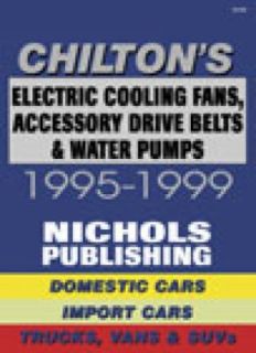 Electric Cooling Fans, Accessory Drive Belts and Water Pumps, 1995 