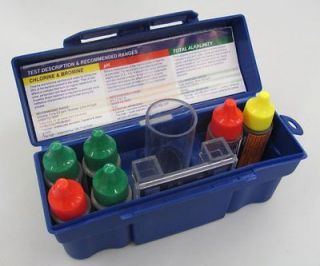 NEW 5 Way Swimming Pool/Spa Water Chemical Test Kit