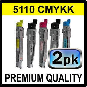 10pk Cyan Magenta Yellow Black Toner Cartridge Fits Dell 5110 5110cn 