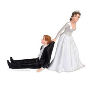 RELUCTANT GROOM CAKE TOPPER BACHELOR PARTY WEDDING GIFT
