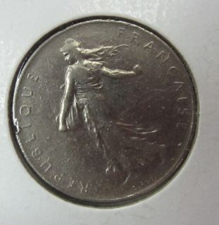 1960 France 1 Franc Coin