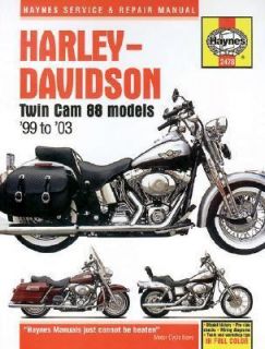Haynes Harley Davidson Twin Cam 88 Models 99 to 03 by Alan Ahlstrand 