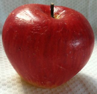 Decorative Candle Red Apple Shape for Holiday Decoration unused