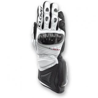 WHITE CLOVER RS4EVO CARBON KANGAROO LEATHER RACING GLOVES SIZE XS S M 