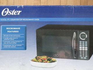 Oster 0.9 cu. ft. 900 Watts Countertop Microwave Oven OGB8901