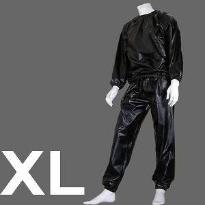 Sauna Sweat Suit Weightloss Gym Training Home Fitness Exercise Vinyl 