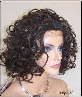 Brown Auburn #4.30 Lace Front Wig Heat Safe OK Kanekalon Oprah Costume 