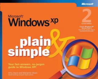 Microsoft Windows XP Plain and Simple by Jerry Joyce and Marianne Moon 
