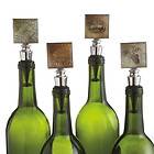 Chic Merlot Grapes Wine Series Bottle Stoppers Set 8
