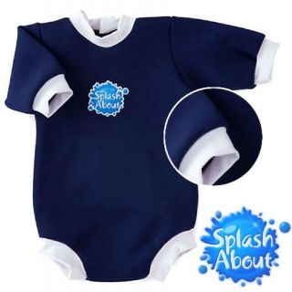 NEW Splashabout Baby Snug Wetsuit   Keeps Baby Warm Pink and Blue, M 