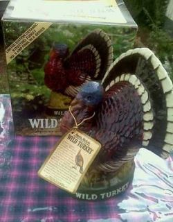 Wild Turkey Decanter No. 08 with Box Thanksgiving Centerpiece