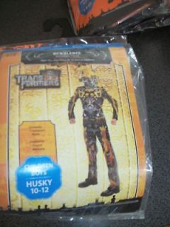 Transformers Bumblebee Costume NWT L or Husky