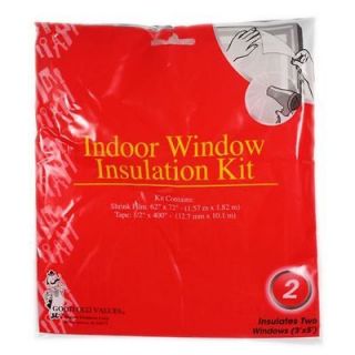 Indoor Window Insulation Kit Save Money Lower Bill Shrink Wrap Keep 