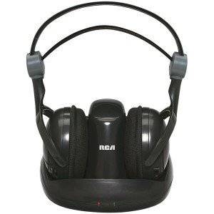 RCA WHP141 Headband Wireless Headphones   Black