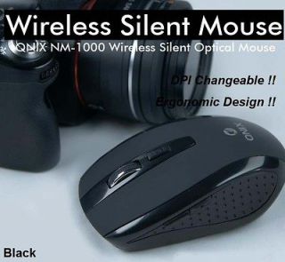 Newly listed NEW QNIX Wireless Silent 5 Button Optical Mouse DPI 