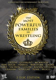 WWE   Most Powerful Families of Wrestling DVD, 2007, 2 Disc Set