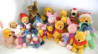WINNIE THE POOH SOFT TOY FIGURES   MANY TO CHOOSE FROM   PIGLET/TIGGER 