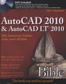 Autocad   Autocad And Autocad Lt Bible (2009)   New   Trade Paper 