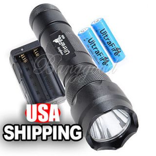 UltraFire CREE XM L T6 LED 502B Tactical Flashlight Torch+Charger+ 
