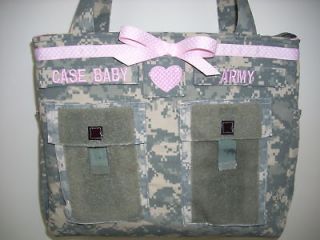 ACU baby Diaper Bag Army Baby diaper bag customized name tags 