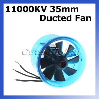 11000KV Brushless Motor 35mm RC Ducted Fan EDF For Helicopter Airplane